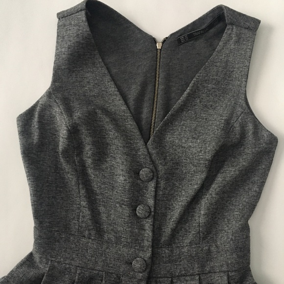 Grey Button-Down Dress 👗 - Picture 1 of 5